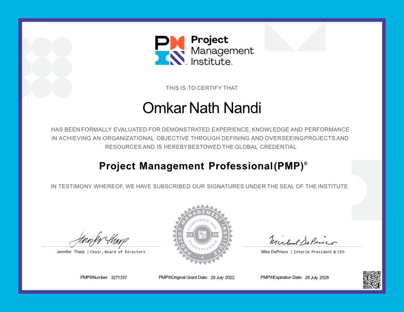 PMI-PMP Certfication
