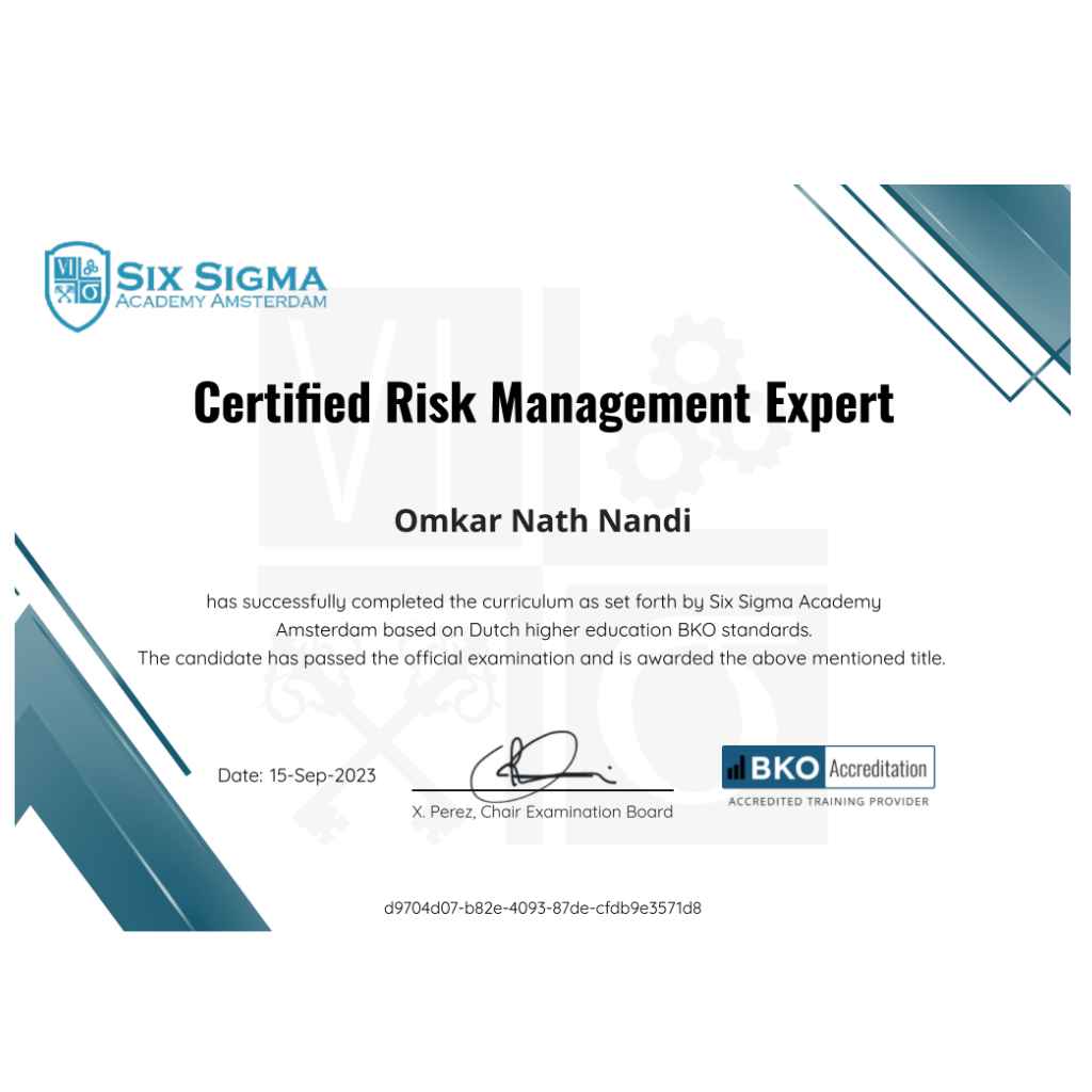 Risk Management Expert SSAA